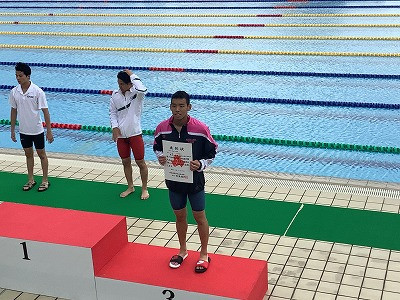 200m自由形３位