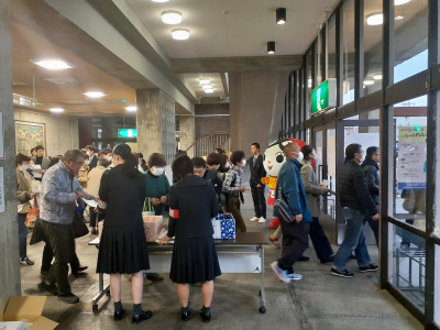 ④イベント終了時には皆でお見送り